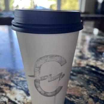 Electric Coffee House - Latte different angle - Coffee & Tea Near Me - Sumner, Washington Electric Coffee House - Latte different angle - Coffee & Tea Near Me - Sumner, Washington