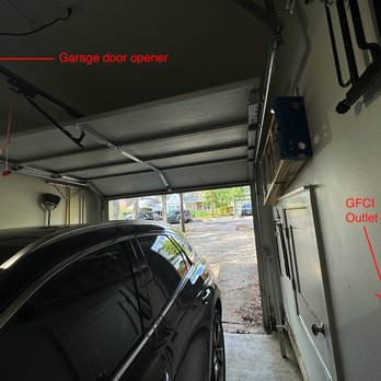 Gator Garage Door Repair - How did the "professional garage door installers" from Gator overlook the GFCI reset when the outlet is near eye level? - Garage Door Services Near Me - Austin, Texas Gator Garage Door Repair - How did the "professional garage door installers" from Gator overlook the GFCI reset when the outlet is near eye level? - Garage Door Services Near Me - Austin, Texas