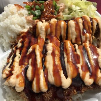 Waialua's Lunch Wagon - Ahi katsu with Poke and tossed $15. - Food Trucks Near Me