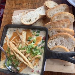 Third and Company Lakeside Restaurant - Crab Rangoon Dip, ciabatta chips (Heavenly)