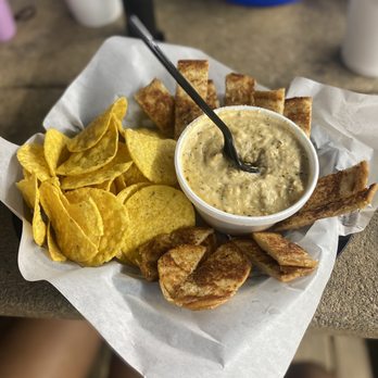Ocean Front Bar and Grill - a plate of chips and dip - American Near Me - Myrtle Beach, South Carolina Ocean Front Bar and Grill - a plate of chips and dip - American Near Me - Myrtle Beach, South Carolina