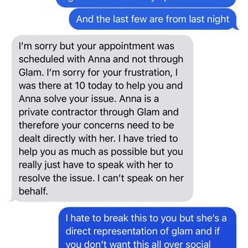 Glam MediSpa - Convo with 'owner.' - Medical Spas Near Me - Van Nuys, California