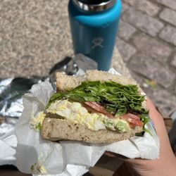 Yellow Bicycle Canteen - Egg salad sandwich! $11