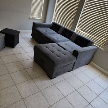Arden Moving - Couch they got from the storage unit for us - Movers Near Me