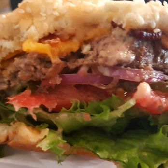 Good Burger - Many bites into the Bacon Cheeseburger. Omg, delicious! (6/12/21) - Burgers Near Me - Shoreline, Washington