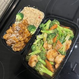 Shrimp & Broccoli with Garlic Sauce Sesame chicken Shrimp & Broccoli with Garlic Sauce Sesame chicken