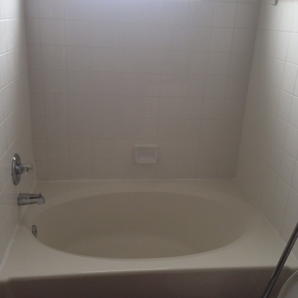 Master bath cleaned