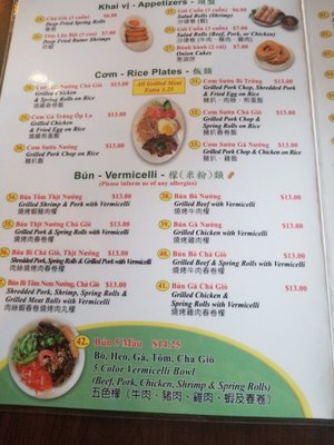 Menu photo 2 Pho Hoan Pasteur Edmonton, AB