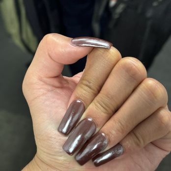 Exotic Nails & Skin Care - Fall brown chrome nails - Nail Salons Near Me - Newark, California Exotic Nails & Skin Care - Fall brown chrome nails - Nail Salons Near Me - Newark, California