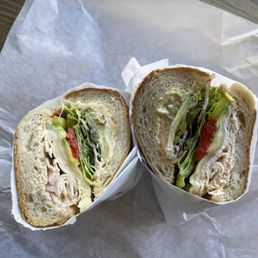 Veggie Sandwich with added turkey Veggie Sandwich with added turkey