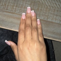 Spa One Nails - Crooked nail. Not the shape I asked for