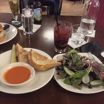ENTERRIUM - Short rib grilled cheese and tomato bisque. - New American Near Me - Schaumburg, Illinois