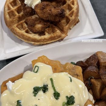 Bacon & Butter - chicken and waffles and grilled cheese Benedict - Breakfast & Brunch Near Me - Sacramento, California Bacon & Butter - chicken and waffles and grilled cheese Benedict - Breakfast & Brunch Near Me - Sacramento, California