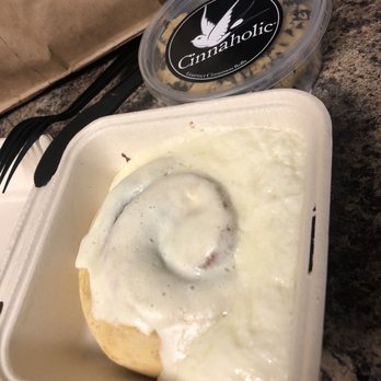 Cinnaholic - Old Skool Roll, Cookie Dough Tub - Desserts Near Me - Cary, North Carolina Cinnaholic - Old Skool Roll, Cookie Dough Tub - Desserts Near Me - Cary, North Carolina