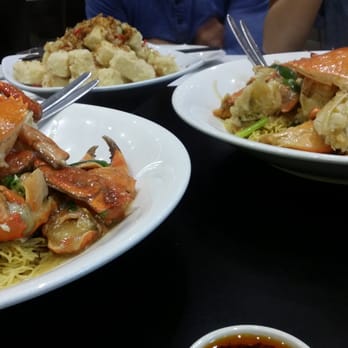 Pacific Seafood BBQ House - Crab noodles and fried tofu - Chinese Near Me - Richmond, VIC