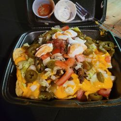 The Rusty Nail Saloon - Loaded nachos