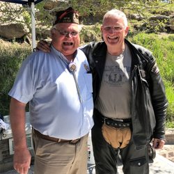 Vfw Post 3442 - USS Hancock Gulf of Tonkin 1972 shipmates HS and VA-164. Met at Mt. Rushmore SD Veterans day 2018. D. Carroll