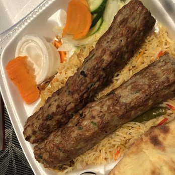 Grill 352 & Kabab - 2-Chicken Kofta Kabab Platter - Halal Near Me - Worcester, Massachusetts