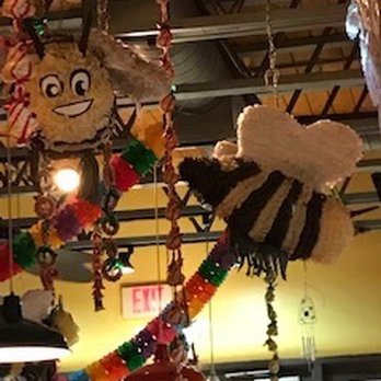 Bumble Bee's Baja Grill - Bees in piñata form - Mexican Near Me - Santa Fe, New Mexico Bumble Bee's Baja Grill - Bees in piñata form - Mexican Near Me - Santa Fe, New Mexico