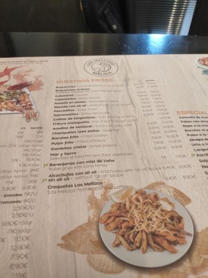 Menu photo 5 Los Mellizos Malaga, MA