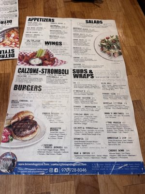 Menu photo 1 Brown Dog Pizza Telluride, CO