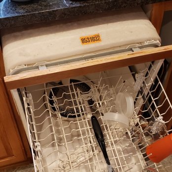 Best American Builders - Dishwasher go boom! There was only a small amount of glue holding the strip of wood on. - General Contractors Near Me - Reseda, California