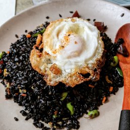 Oink oink fried rice. Good filling lunch Oink oink fried rice. Good filling lunch