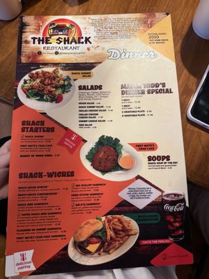 Menu photo 8 The Shack North Myrtle Beach, SC