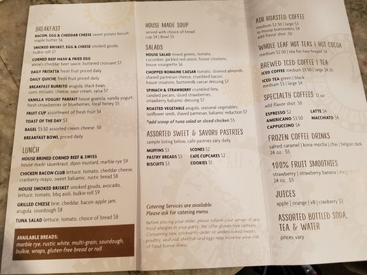 Menu photo 3 Cedar Street Café Sturbridge, MA