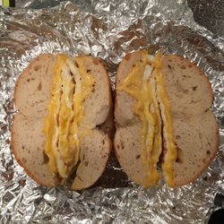 Egg and cheese on everything