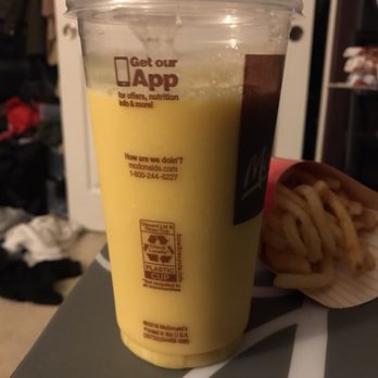 McDonald's - How the F is this a large?! And it's watered down! Not even a smoothie! Basically juice. - Burgers Near Me - Hayward, California