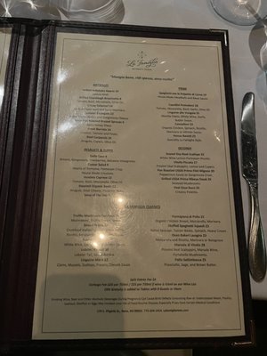 Menu photo 2 La Famiglia Reno, NV Menu photo 2 La Famiglia Reno, NV