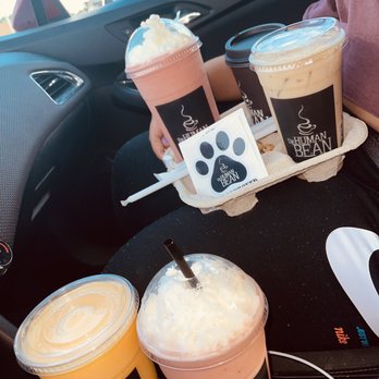 The Human Bean - Peach mango smoothie. Strawberry banana smoothie. Strawberry Lemonade smoothie. Iced Chai tea latte. Brewed coffee. Free stickers. - Coffee & Tea Near Me - Indianapolis, Indiana The Human Bean - Peach mango smoothie. Strawberry banana smoothie. Strawberry Lemonade smoothie. Iced Chai tea latte. Brewed coffee. Free stickers. - Coffee & Tea Near Me - Indianapolis, Indiana