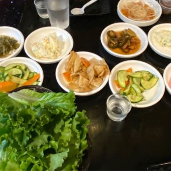 Ssam Tong - Banchan - Side dishes that come with the meal. Steam egg and tofu soup not pictured. - Korean Near Me - Flushing, New York