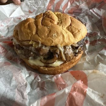 Smashburger - DOUBLE TRUFFLE MUSHROOM SMASH - Burgers Near Me - Westerville, Ohio
