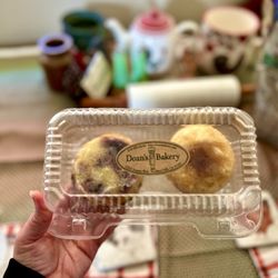 Doan’s Bakery - Lemon blueberry muffin and pineapple muffin - insanely delicious!