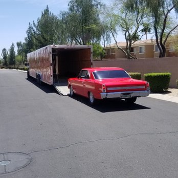 North Shore Classics - NOVA being loaded into transport to California. - Used Car Dealers Near Me - Mundelein, Illinois North Shore Classics - NOVA being loaded into transport to California. - Used Car Dealers Near Me - Mundelein, Illinois