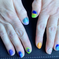Duluth Nails & Spa - Inside Out themed nails!