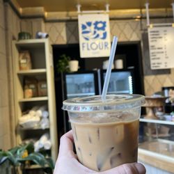Flour - First iced coffee of the new year!