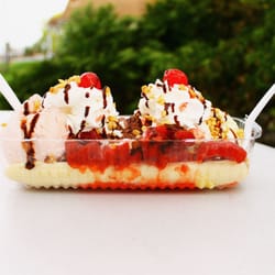 Brickerville House Ice Cream Shop - Banana Split