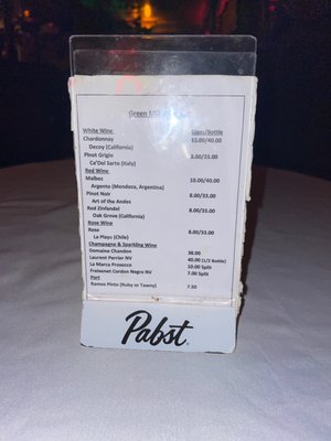 Menu photo 2 Green Mill Chicago, IL