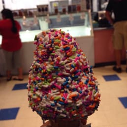 Vanilla with rainbow sprinkles... Childhood dream! Vanilla with rainbow sprinkles... Childhood dream!