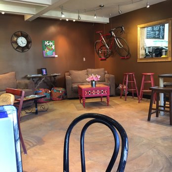 Cafe Dolce - Love the seating area, always filled with fresh flowers and good laughs. Also good work area & great place to meet people. - Coffee & Tea Near Me - Solvang, California