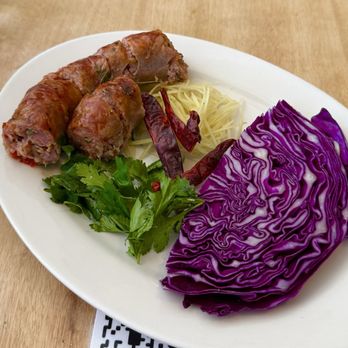Ginger & Scallion - Sai Ua Curry Sausage - Thai Near Me - Seattle, Washington