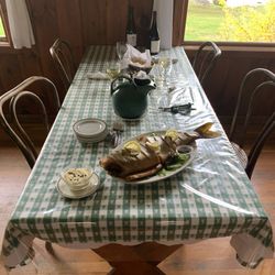Lakewood Camps - The chef smoked the Lake Trout for all to sample & enjoy ....great with a nicely chilled Chardonnay