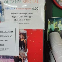 Olean's Cafe - Obama Special