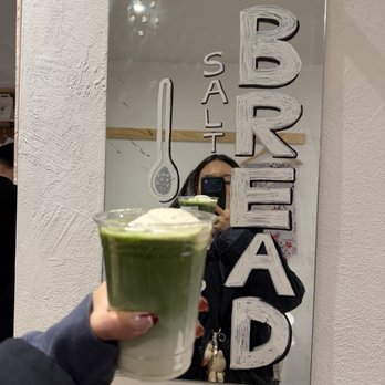 Justin’s Salt Bread - Salt matcha latte - Bakeries Near Me - New York, New York Justin’s Salt Bread - Salt matcha latte - Bakeries Near Me - New York, New York