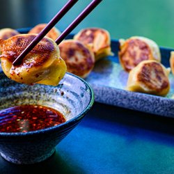 Chopstickers - Slowly pan fried potstickers