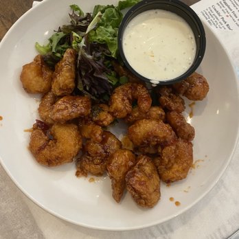 Cin Cin Burger BAR - Outlawed Buffalo Shrimp w/ honey chipotle sauce - Burgers Near Me - Winston-Salem, North Carolina