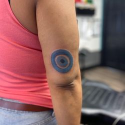 Rock City Tattoo - Evil eye tattoo.